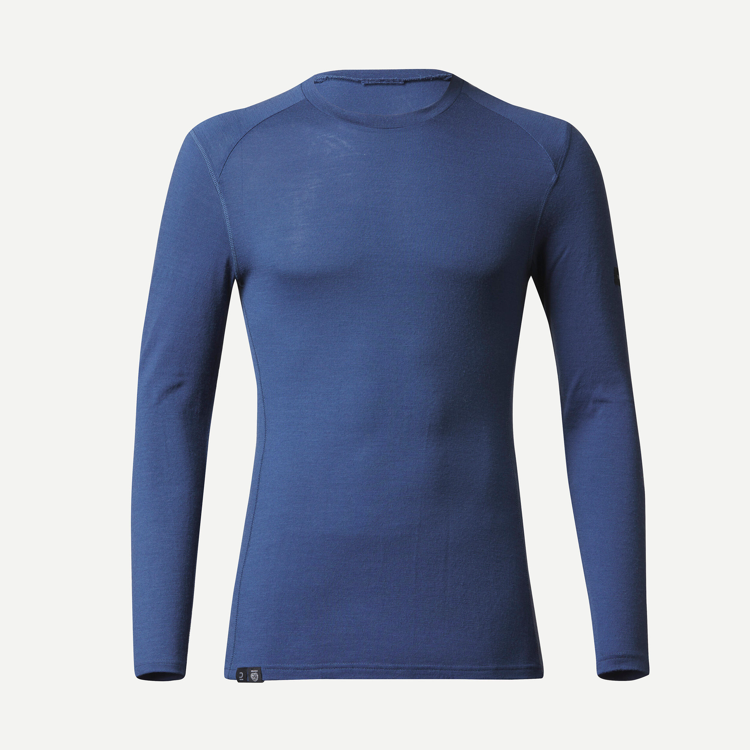 Bluză din 100% Lână Merinos Trekking MT500 Albastru Bărbați 100  Articole lana merinos