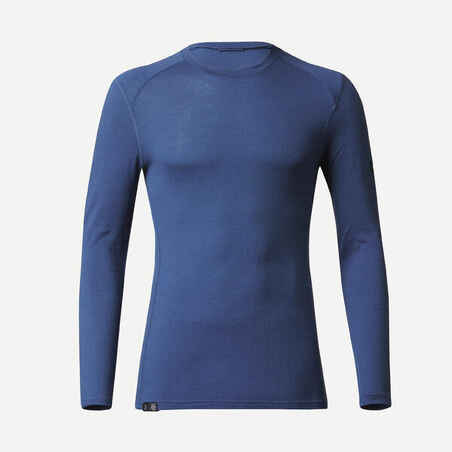 Men's Long-sleeve 100% Merino Wool T-shirt - MT500