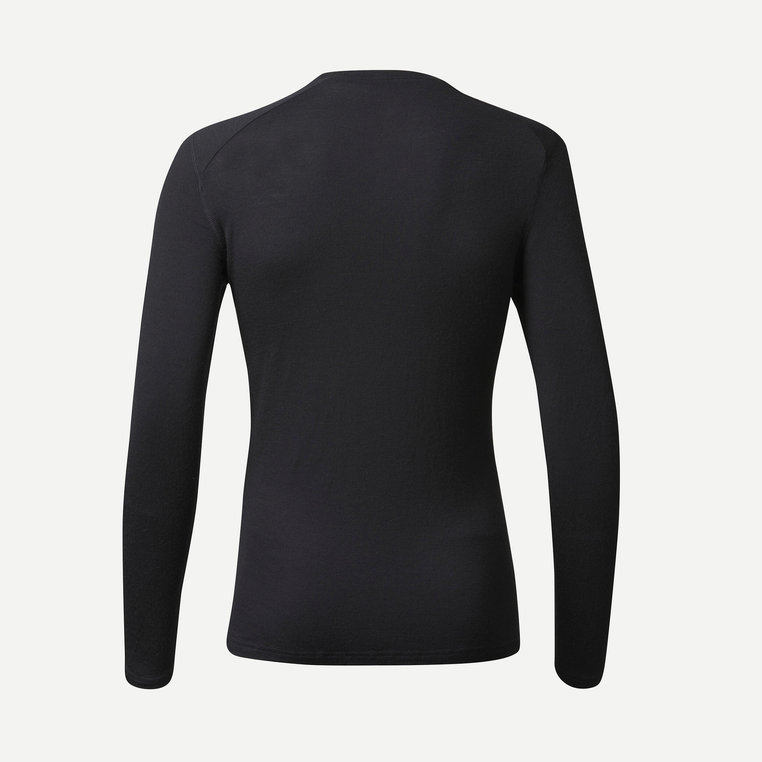 Men s Long sleeve 100 Merino Wool T shirt MT500 Decathlon