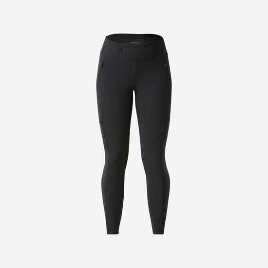 Leggings viaggio donna TRAVEL 500 verde oliva