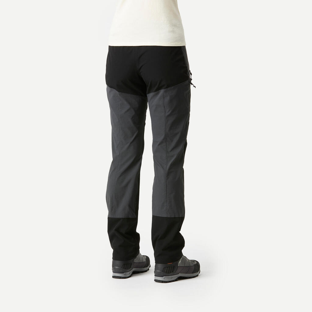 Pantalon résistant de trek montagne - mt500 - femme