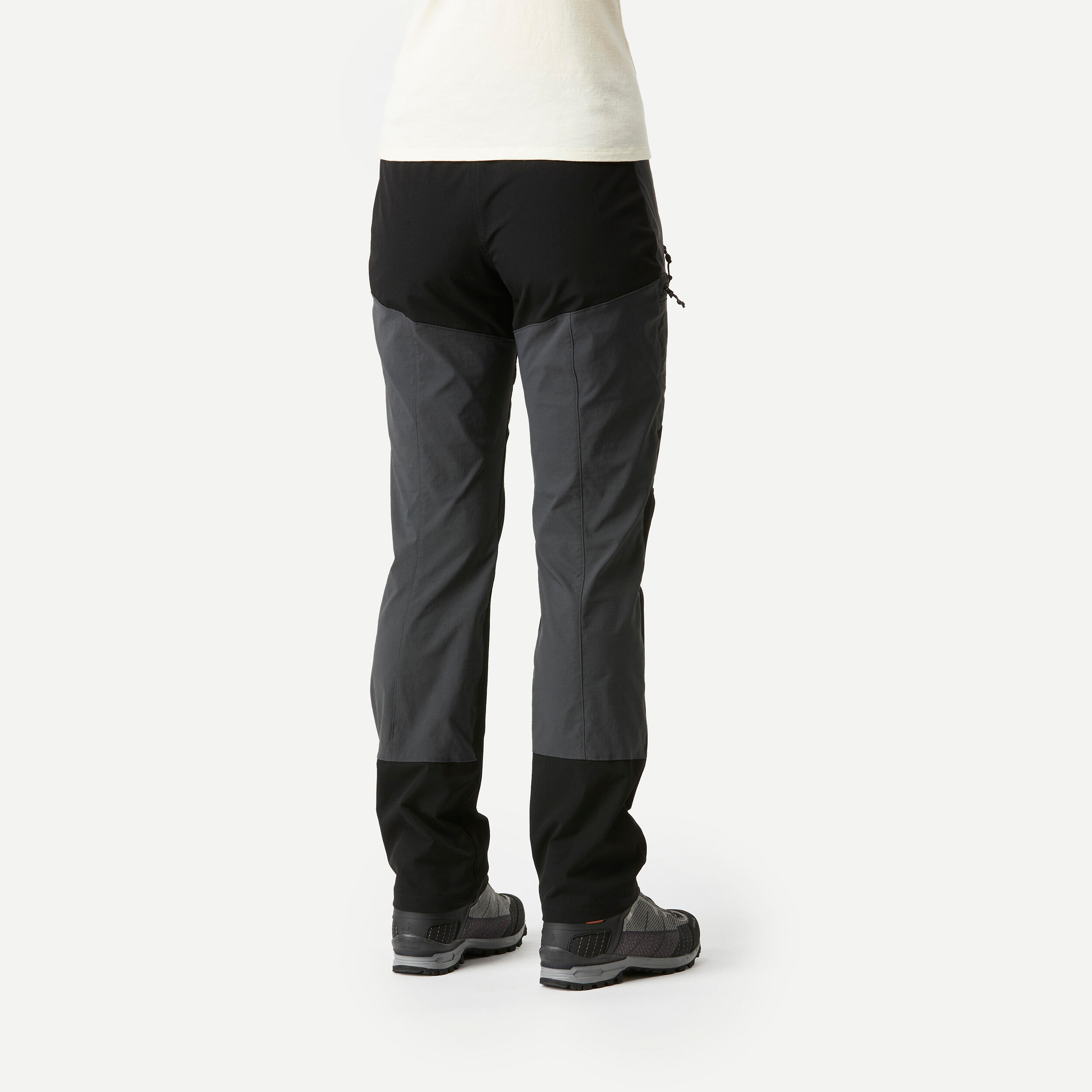 Women's Hiking Pants - MT 500 Grey - FORCLAZ