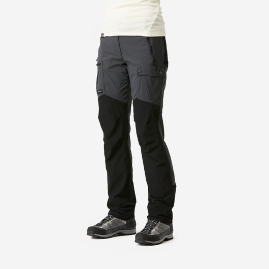 Pantalon résistant de trek montagne - MT500 - Femme - Noir