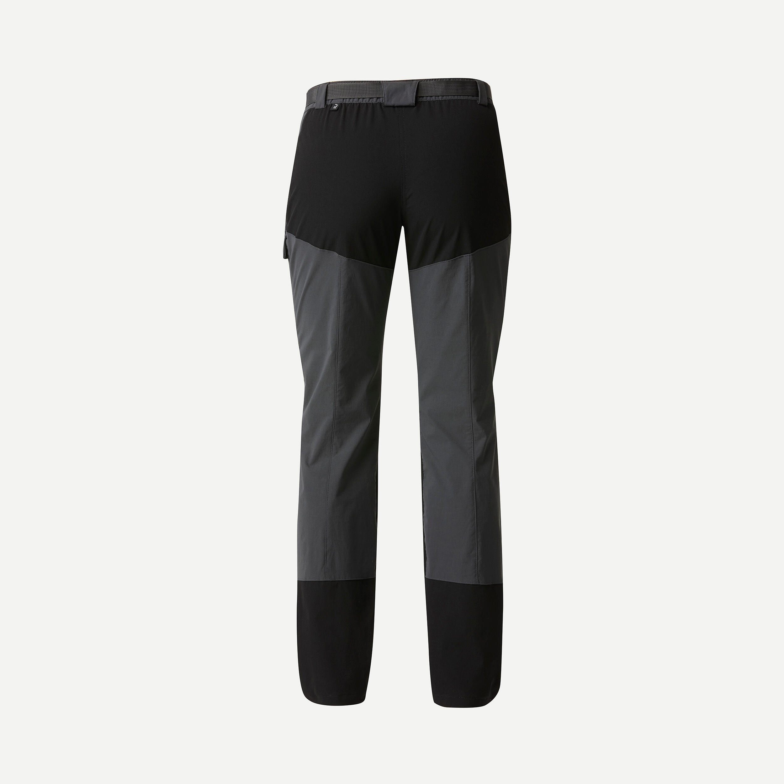 Women's Hiking Pants - MT 500 Grey - Carbon grey, Black, Carbon