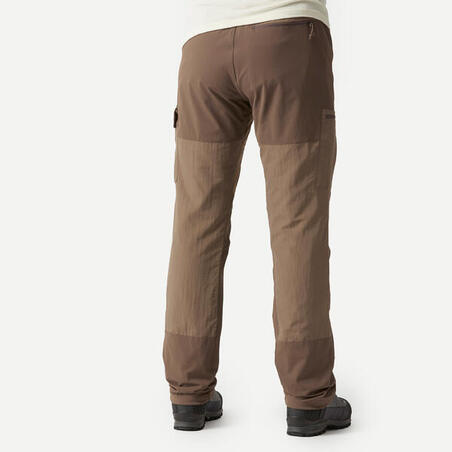 Braon muške pantalone za treking MT500