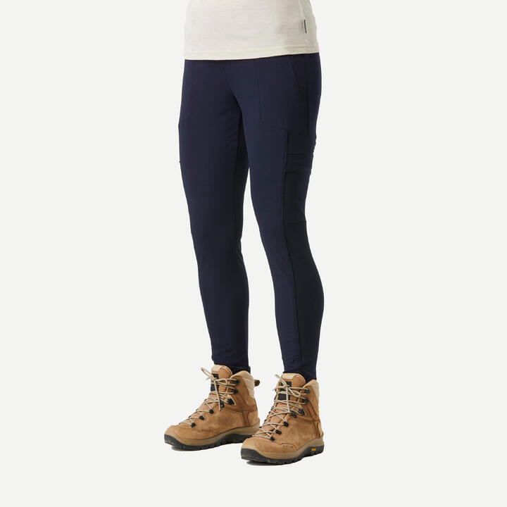 Legging voor backpacken voor dames Travel 500 stevig en met veel zakken