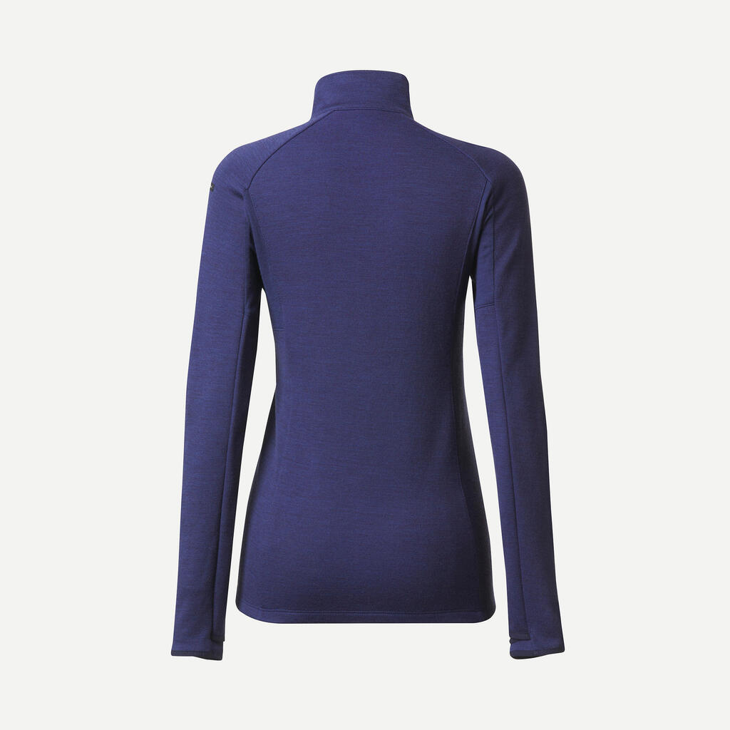 Women's Merino Wool Long-Sleeved Trekking T-Shirt - MT900