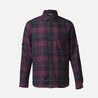 Men's Travel Shirt 100 Warm Bordeaux