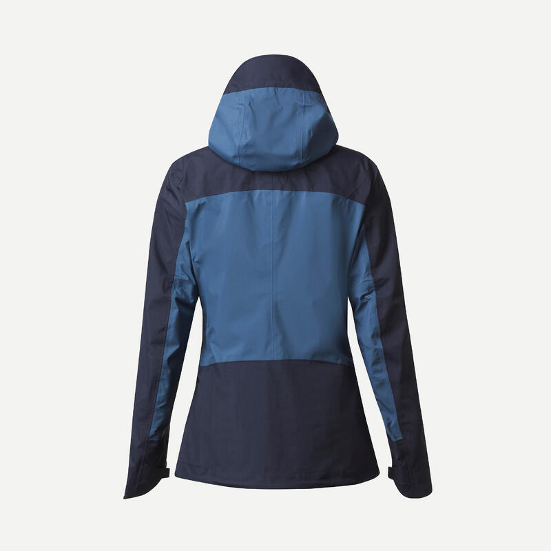 Regenjacke Damen 20.000 mm Wassersäule versiegelte Nähte Trekking - MT500