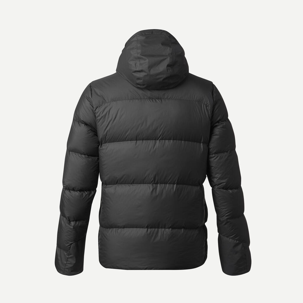 Men’s mountain and trekking padded and hooded jacket - MT900 -18°C