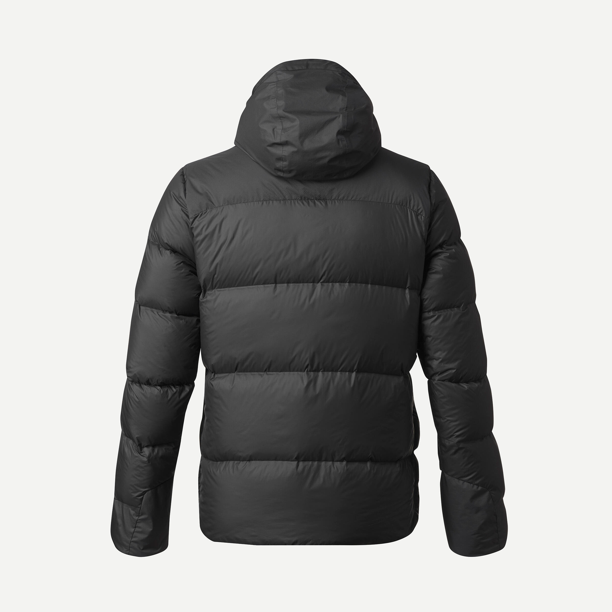 Manteau de randonnée en duvet homme – MT 900 noir - FORCLAZ