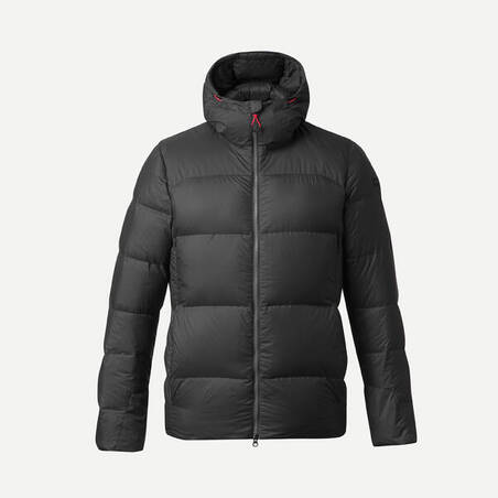 Men’s mountain and trekking padded and hooded jacket - MT900 -18°C