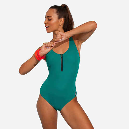 
      Maillot de bain 1 pièce aquagym-aquabike femme Lio bleu
  