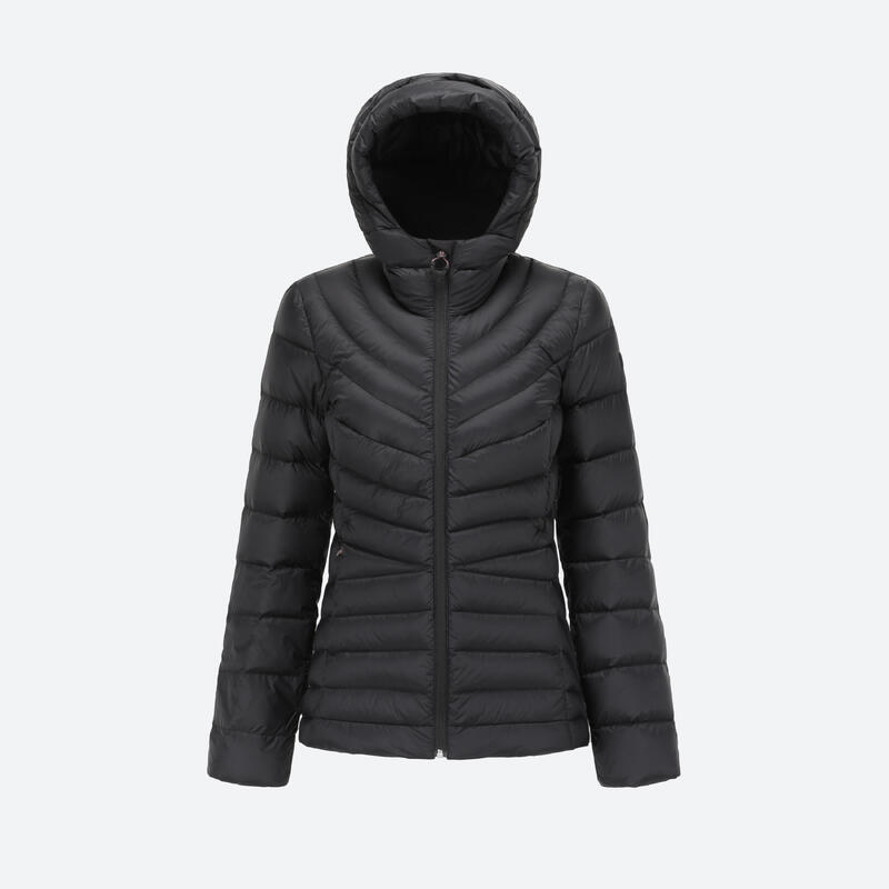 Women’s mountain trekking hooded down jacket - MT500 -10°C