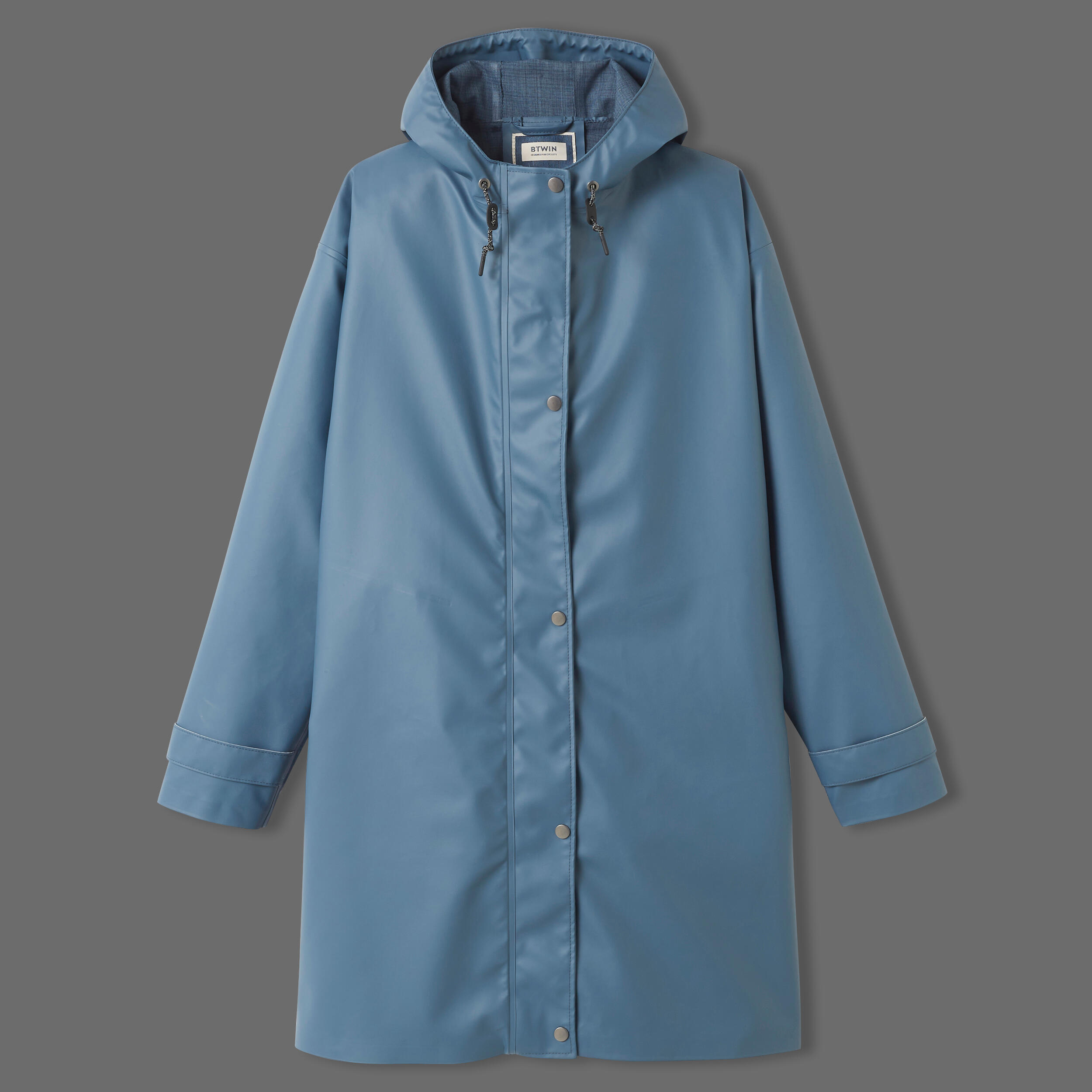 Waterproof City Cycling Parka - Blue 27/30