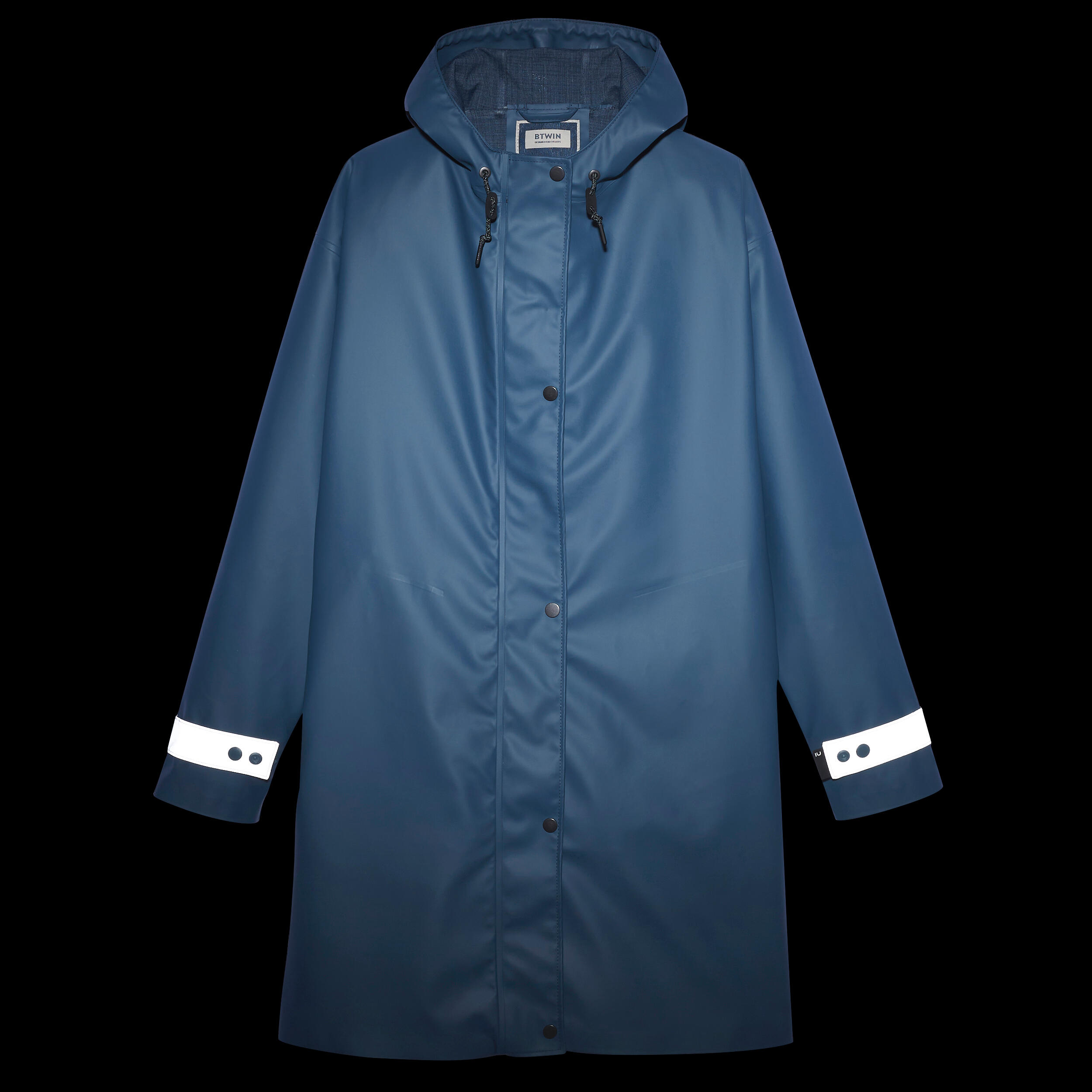 Unisex Waterproof City Cycling Parka - Blue 31/32