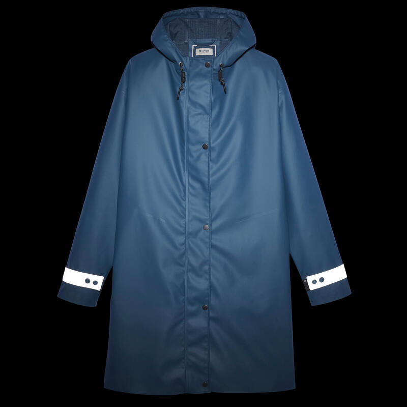 Parka impermabile ciclismo adulto unisex 540 blu