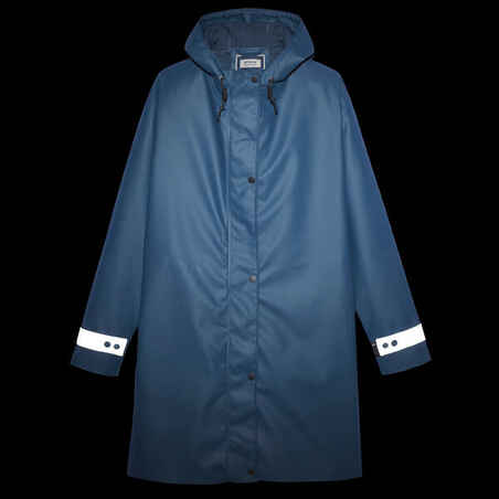 Unisex City Cycling Reflective Waterproof Parka 940 - Blue