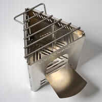 Stainless steel bivouac bushcraft wood-burning camping stove