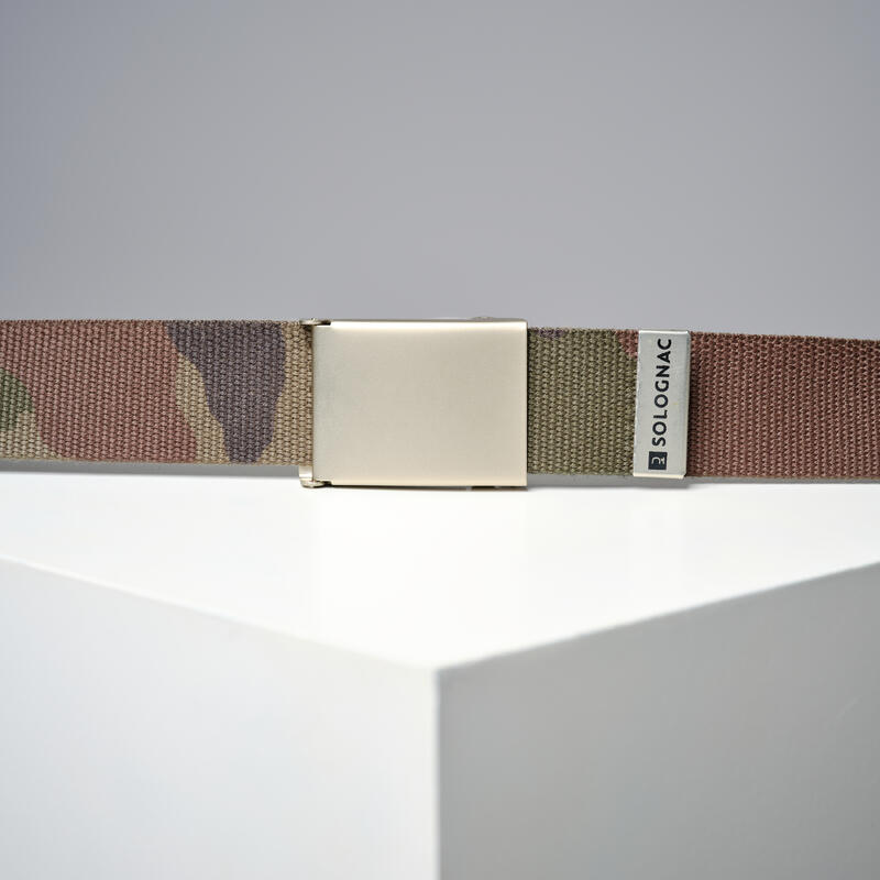 CEINTURE CHASSE 100 CAMOUFLAGE VERT