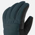ADULT SKI GLOVES 500 GREEN AND BLACK