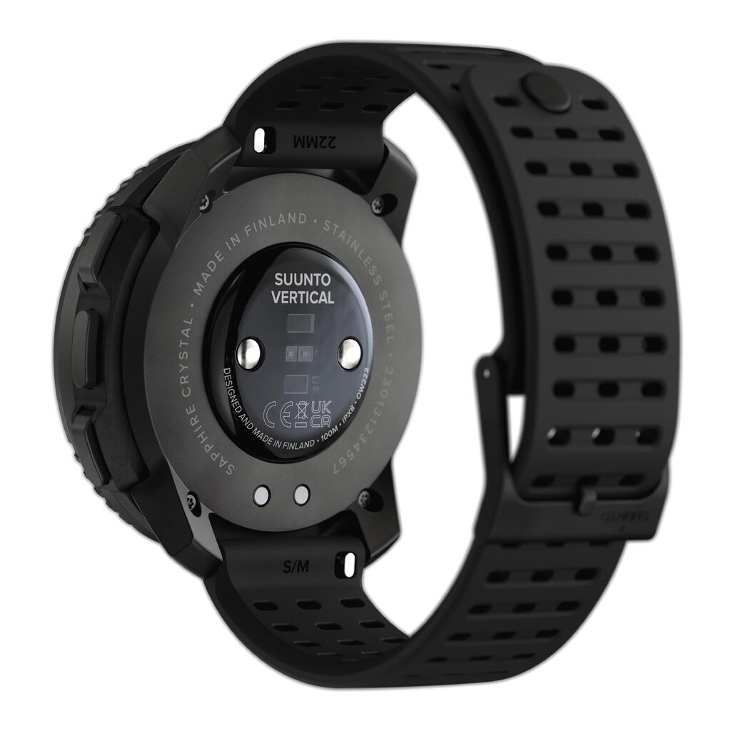 Črna športna ura SUUNTO VERTICAL z GPS-om in merilnikom srčnega utripa 