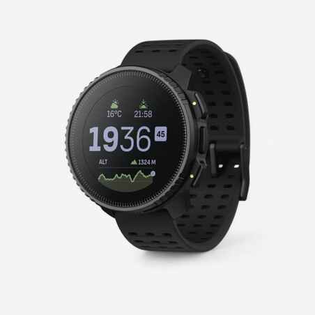 Črna športna ura SUUNTO VERTICAL z GPS-om in merilnikom srčnega utripa 