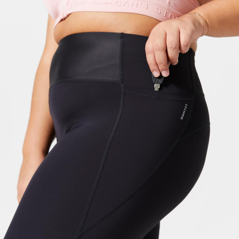 Fabletics Trinity High-Waisted Pocket Legging Womens black plus