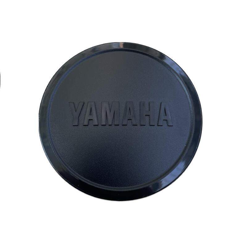 Logo Yamaha na centralny silnik roweru elektrycznego