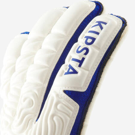 Sarung Tangan Kiper Sepak Bola Dewasa F500 Viralto - Putih/Biru