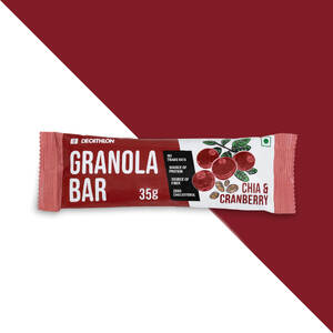 Granola Bar- Chia Cranberry - - Zero Cholestrol, No trans fats,  with Fibre