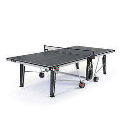 Mesa de Ping Pong Dobrável Profissional Tamanho Padrão com Rede Raquetes e  2 Bolas 274x152,5x76 cm Verde 