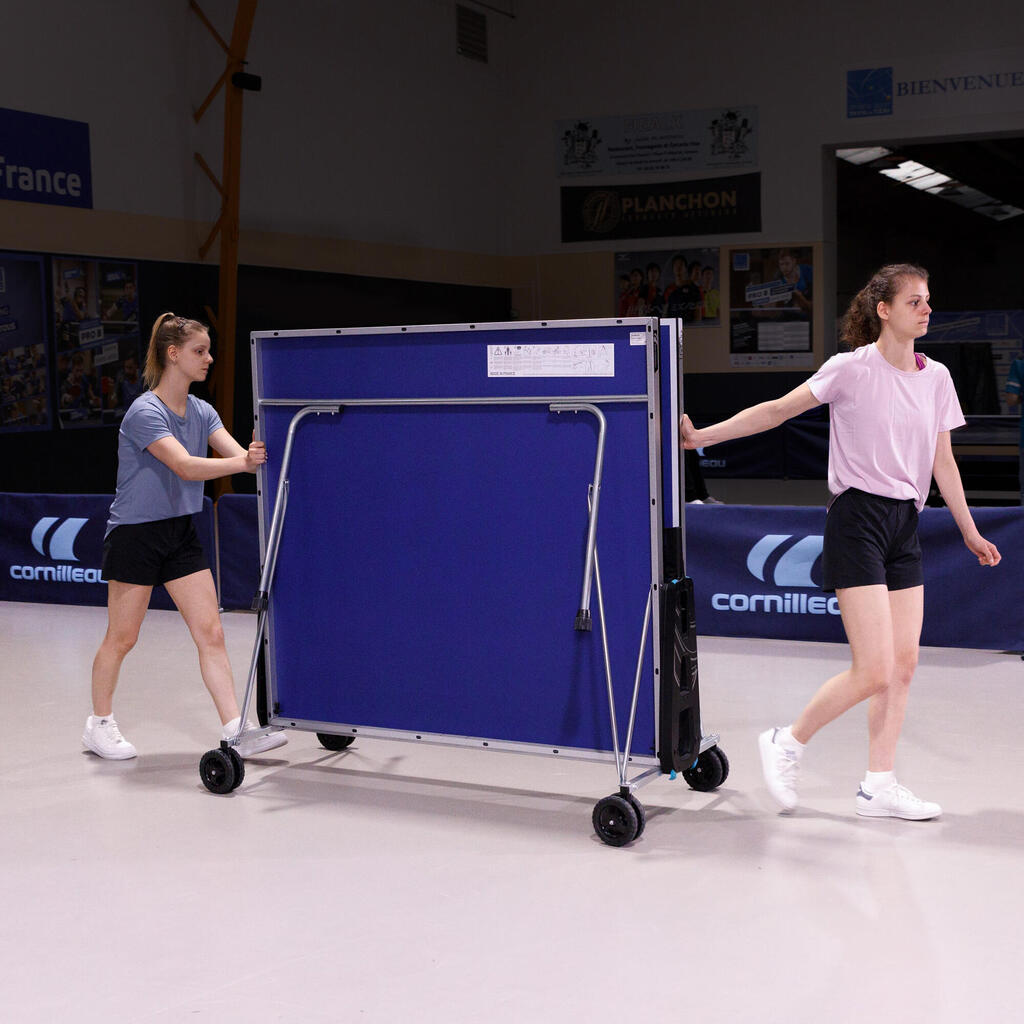 Table Tennis Table 100 Indoor - Blue