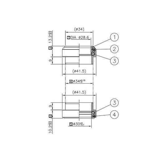 
      Steuersatz 1" BTWIN FOLD
  