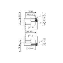 Jeu de Direction 1" BTWIN FOLD