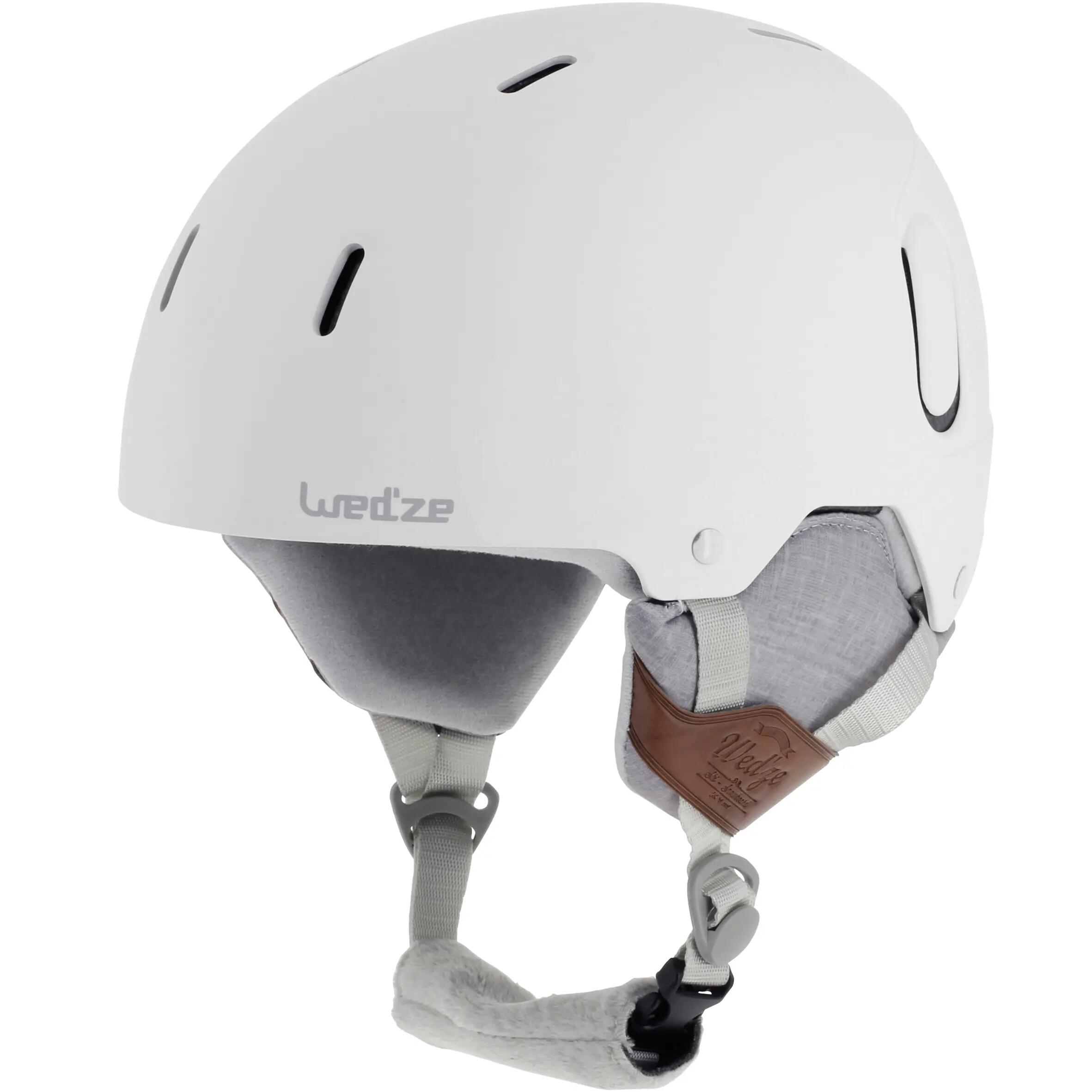 Wed'ze Feel 300 Children's Skiing and Snowboarding Helmet - White-15 2/14