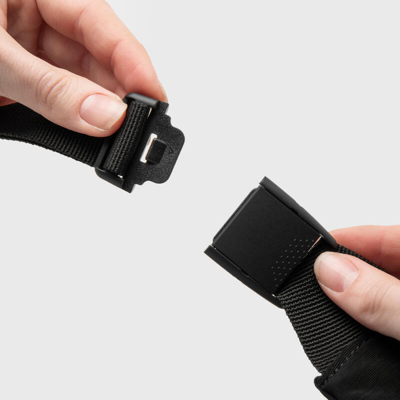 Laufgürtel für Smartphone Unisex 5 Taschen - Komfort 2 schwarz 