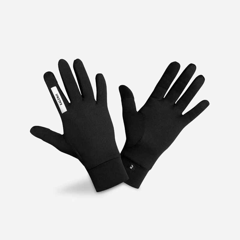 Lauf-Handschuhe Touchscreen Funktion - Warm 100 V2 schwarz