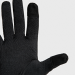 Gants de running tactiles Homme Femme- KIPRUN WARM 100 V2 noir pour les  clubs et collectivités
