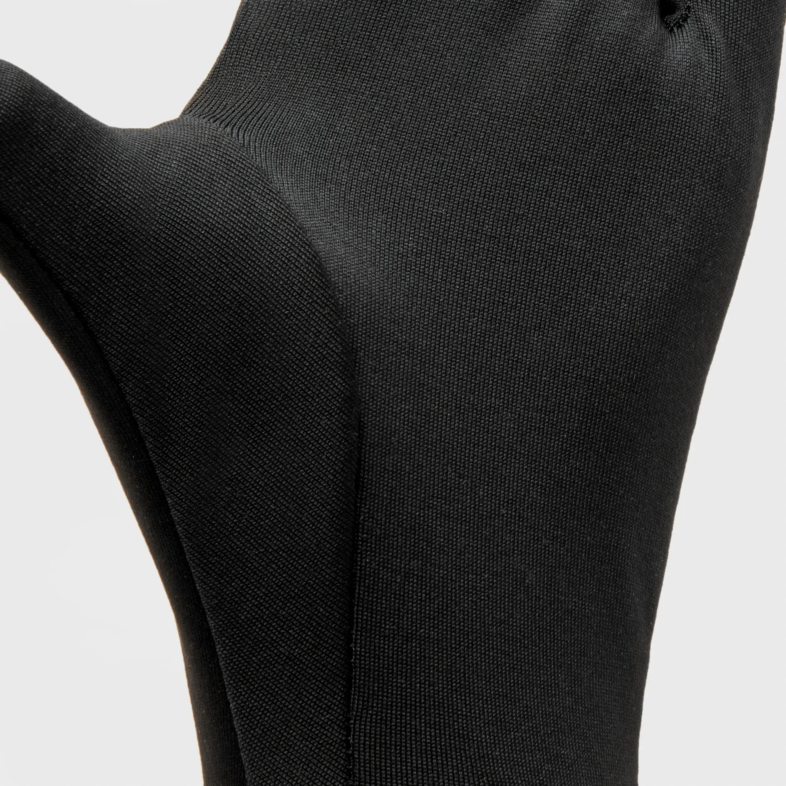 Unisex Tactile Warm Running Gloves Run 500 - Smoked Black -  4