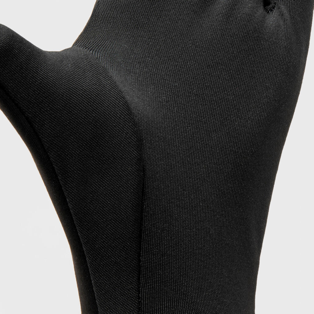 Gants de running tactiles adulte - kiprun  warm+ 500 v2 noir