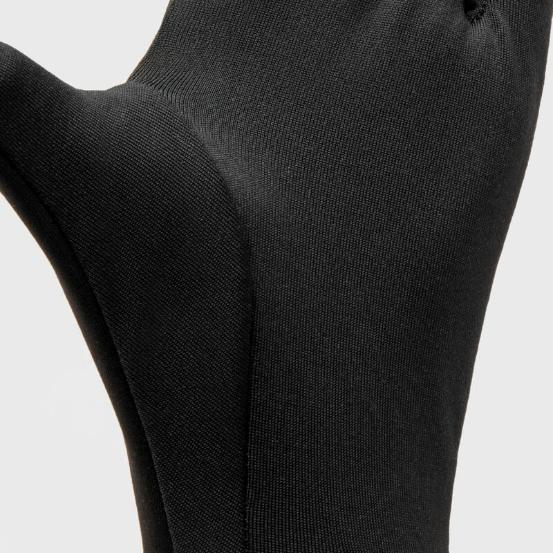 Gants de running tactiles adulte - kiprun  warm+ 500 v2 noir