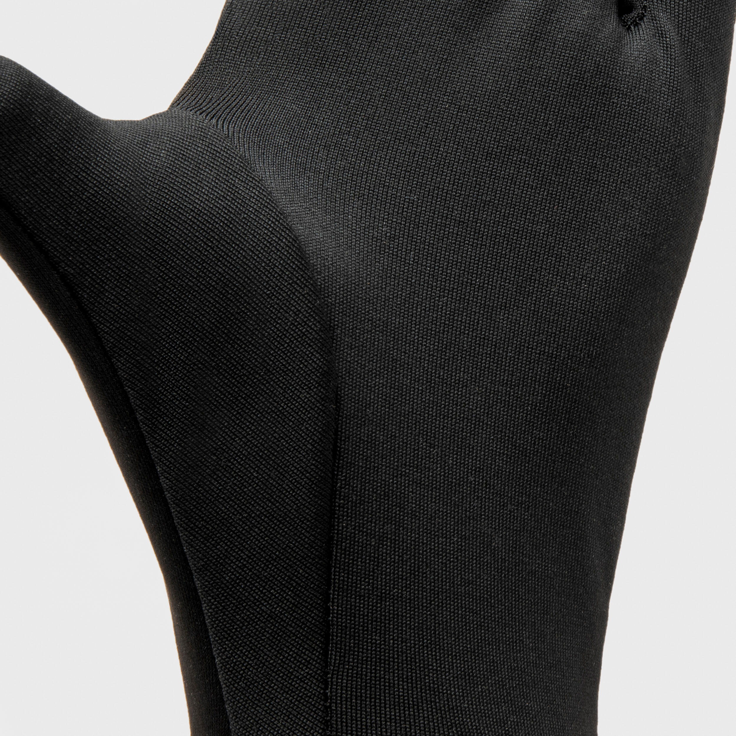 Men's and Women's tactile running gloves - KIPRUN WARM+ 500 V2 black