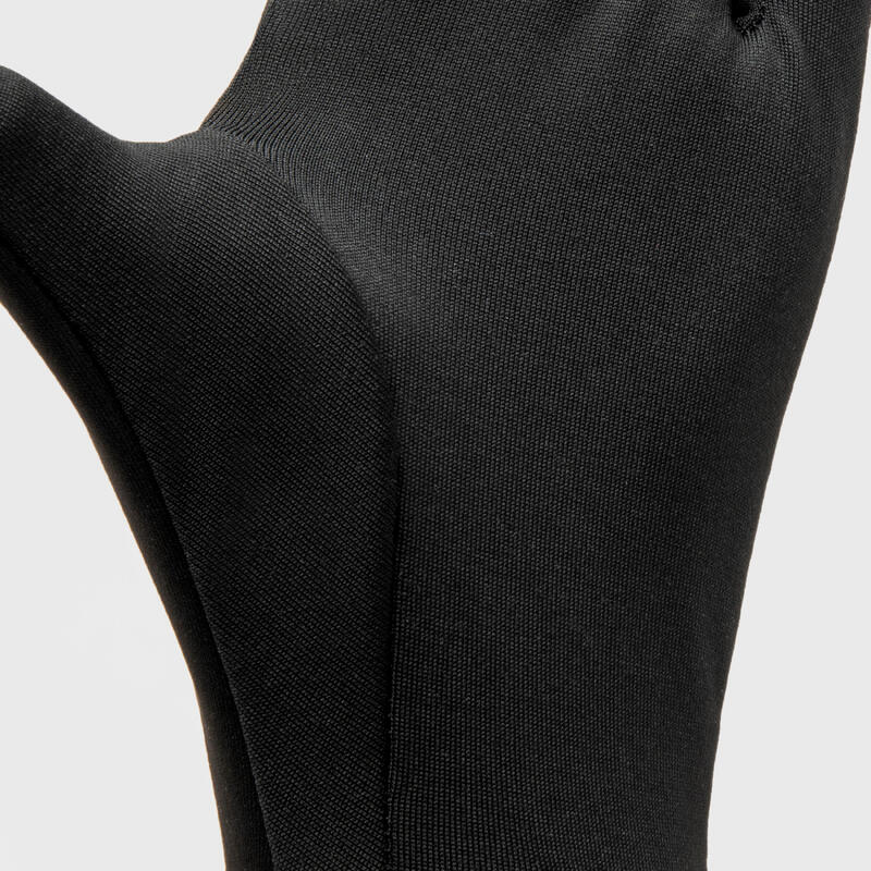 Gants de running tactiles Homme Femme - KIPRUN WARM+ 500 V2 noir