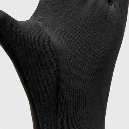 Men Women KIPRUN WARM+ 500 V2 touchscreen running gloves - black