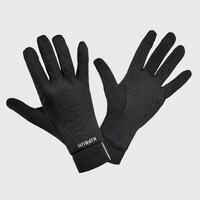 Men Women KIPRUN WARM+ 500 V2 touchscreen running gloves - black