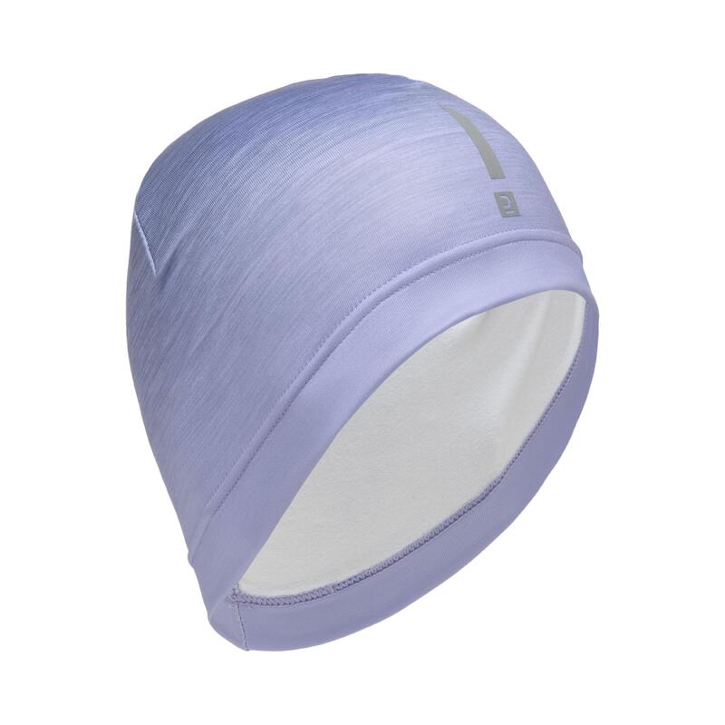 Bonnet running Enfant déperlant - KIPRUN DRY+ 500 MAUVE