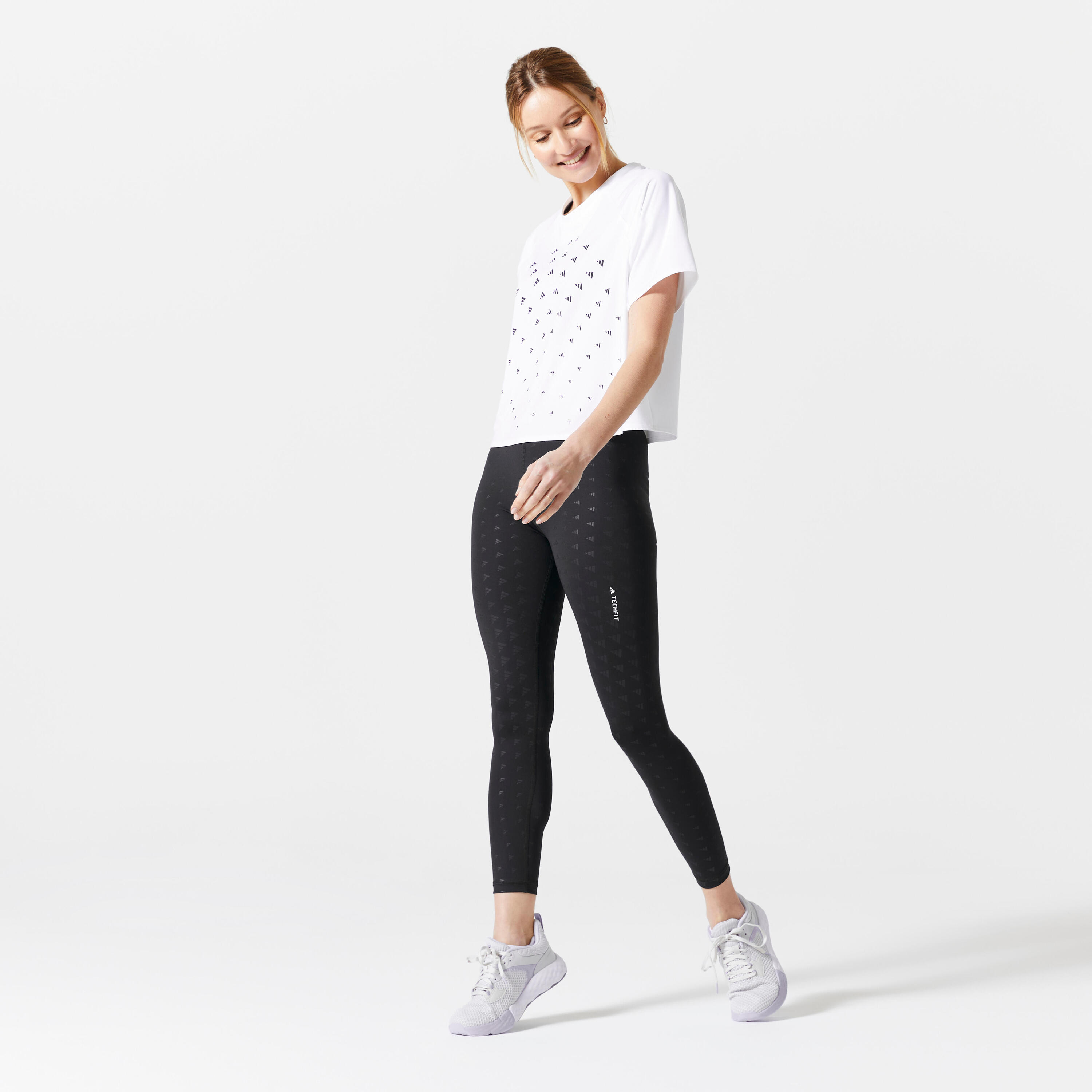 Dámské fitness legíny Adidas 2/4