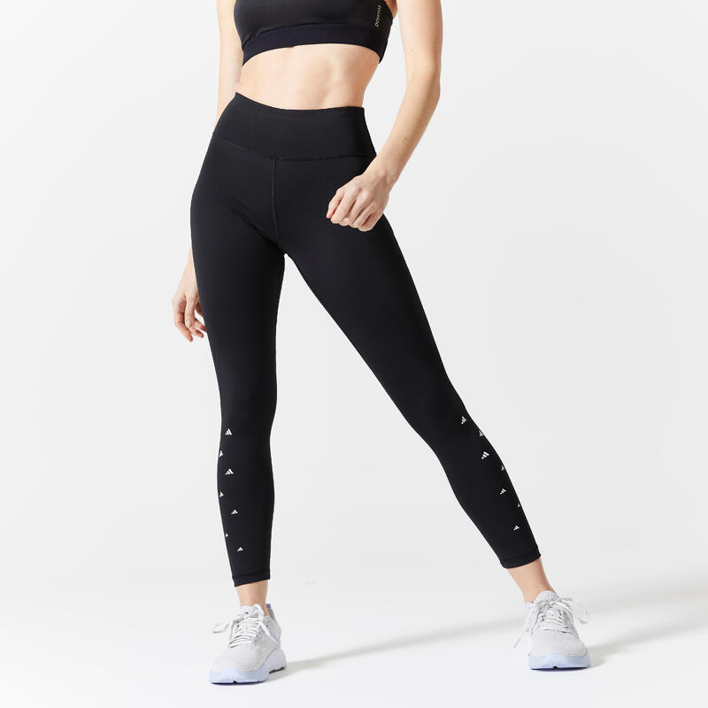 Leggings adidas 3s - Preto - Leggings Ginásio Mulher