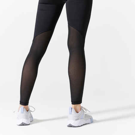 Women's Cardio Fitness Leggings Techfit - Black